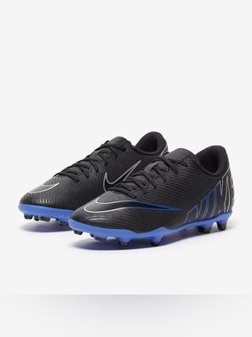 Nike Black and Blue Soccer Cleats